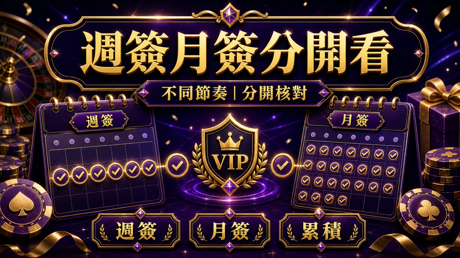 洛克Online雙軌簽到週簽月簽分開看