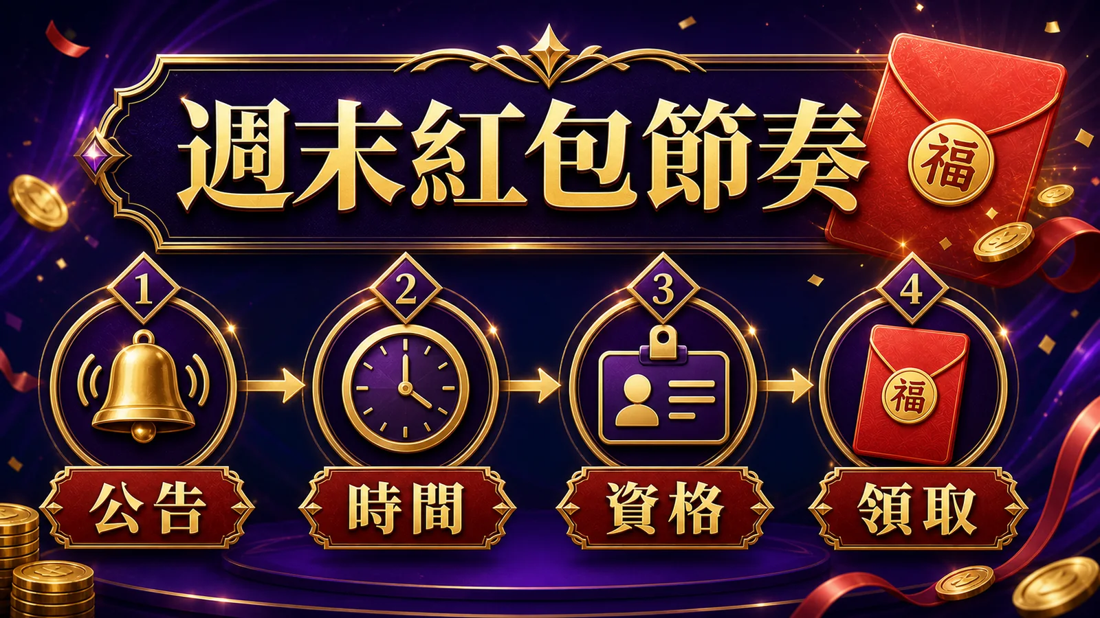 洛克娛樂城週末紅包節奏，公告時間資格領取