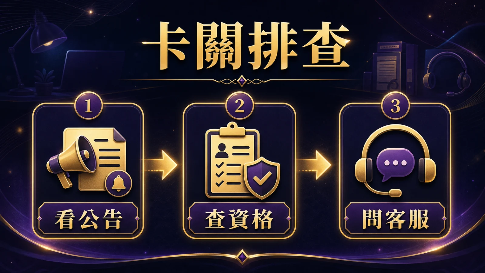 新手活動卡關排查流程
