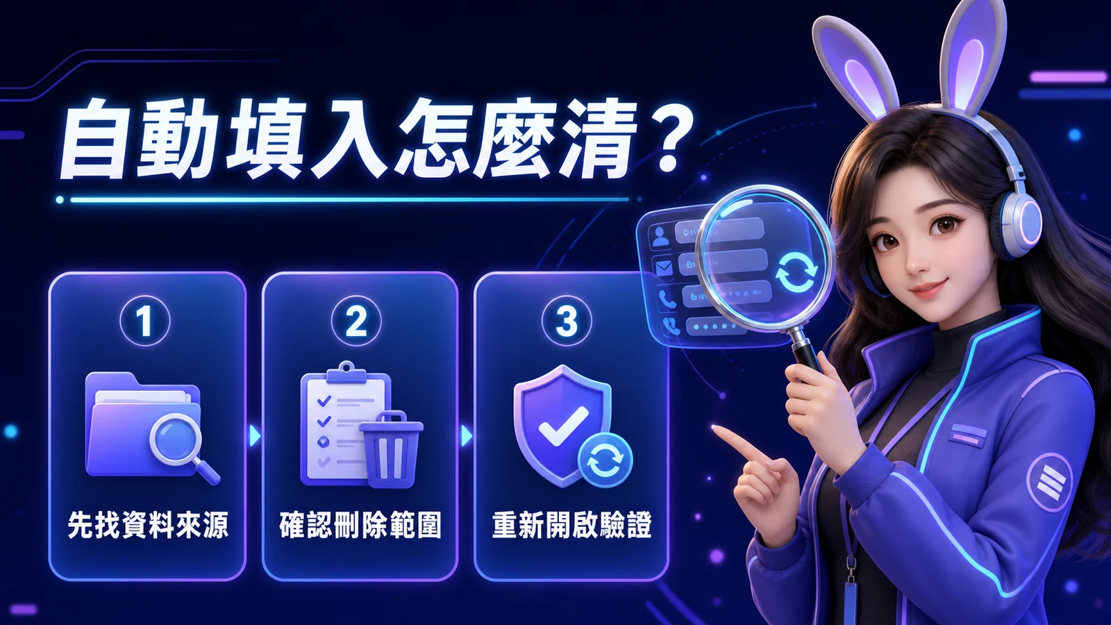 瀏覽器自動填入怎麼清？帳號資料不再跳出的 8 步檢查